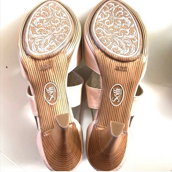 Sofft Pavia Heels in Egg Shell Dress Shoes 4" - Picture 4 of 15